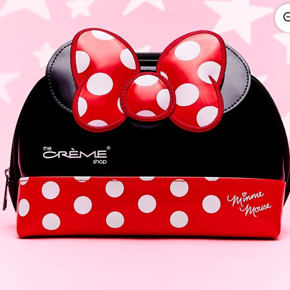 New The Crème Shop Disney Minnie Mouse Dome LIMITED EDITION Pouch